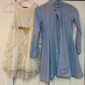 Polo Ralph Lauren beautiful fitting size 8 blue dress